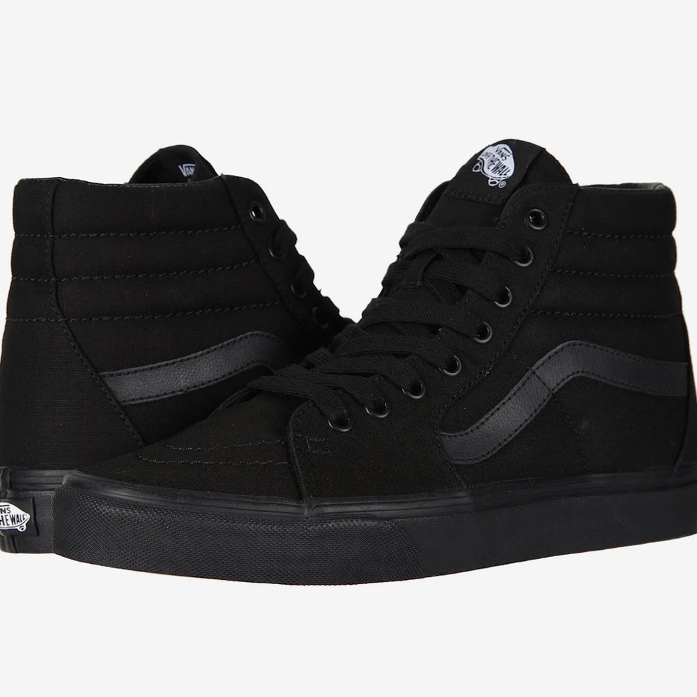 Vans SK8-Hi™ Core Classics black skater sneakers kicks US Men’s size 10